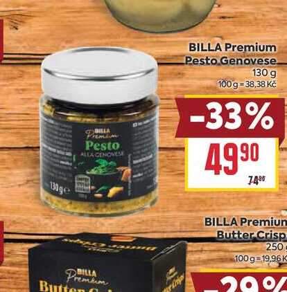 BILLA Premium Pesto Genovese 130 g