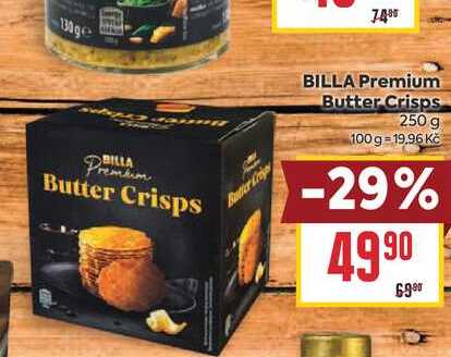 BILLA Premium Butter Crisps 250 g
