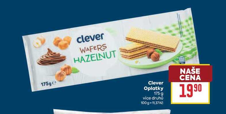 Clever Oplatky 175 g 