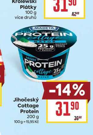 Jihočeský Cottage Protein 200 g 