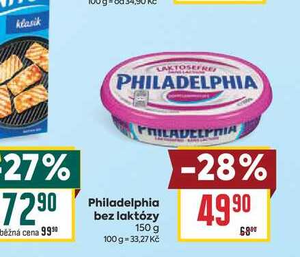 Philadelphia bez laktózy 150 g 
