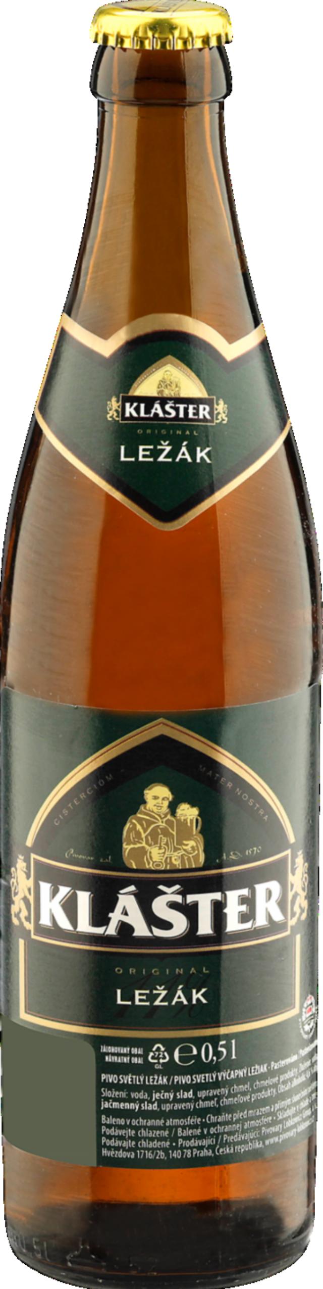 Klášter Pivo světlý ležák