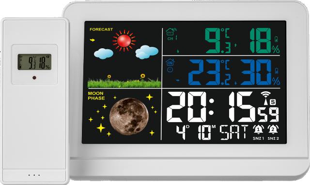 LIV&BO Meteostanice s barevným displejem