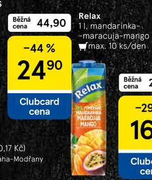 Relax mandarinka-maracuja-mango, 1 l 