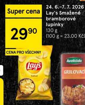 Lay's Smažené bramborové lupínky, 130 g  
