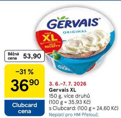 Gervais XL, 150 g