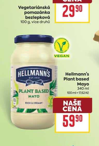 Hellmann's Plant based Mayo 340 ml