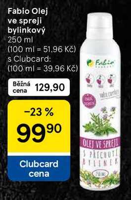 Fabio Olej ve spreji bylinkový, 250 ml 