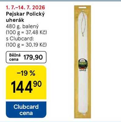 Pejskar Polický uherák, 480 g. balený  