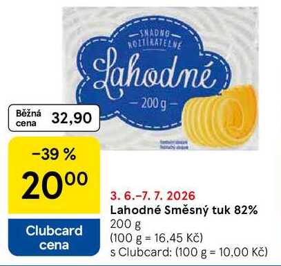 Lahodné Směsný tuk 82%, 200 g