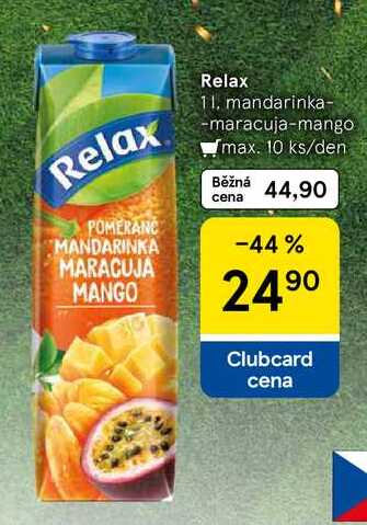 Relax mandarinka-maracuja-mango, 1 l 