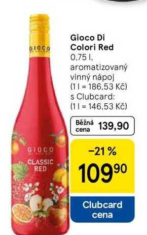 Gioco Di Colori Red, 0.75 l