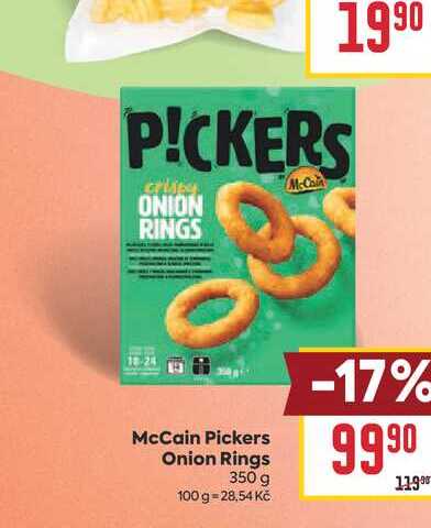 McCain Pickers Onion Rings 350 g