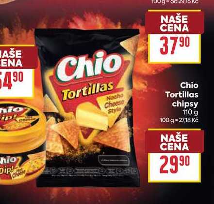 Chio Tortillas chipsy 110 g