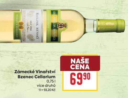 Zámecké Vinařství Bzenec Cellarium 0,75l