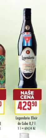 Legendario Elixir de Cuba 0,7l
