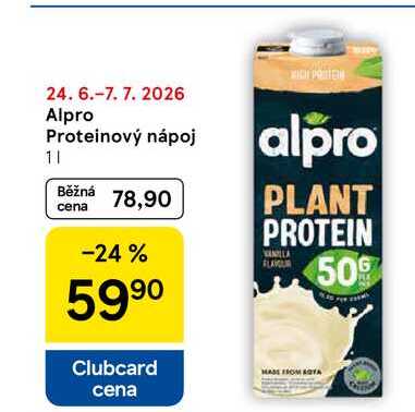 Alpro Proteinový nápoj, 1 l 