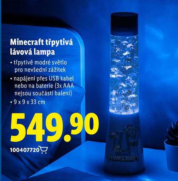 Minecraft třpytivá lávová lampa
