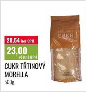 CUKR TŘTINOVÝ MORELLA, 500g
