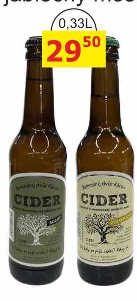 CIDER Kácov 0,33l