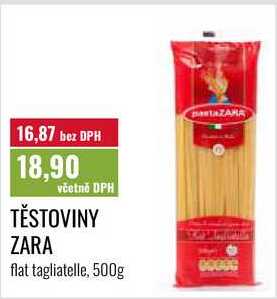 TĚSTOVINY ZARA, 500g 