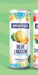 AMUNDSEN BLUE LAGOON 0,25L míchaný nápoj plech