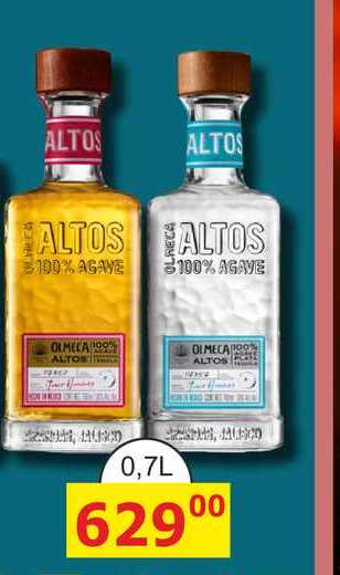 Olmeca Altos Plata 0,7l 38%