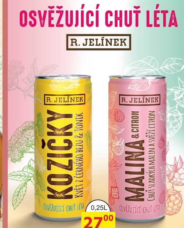 R. JELÍNEK Malina & Citron 0,25l 3,1%