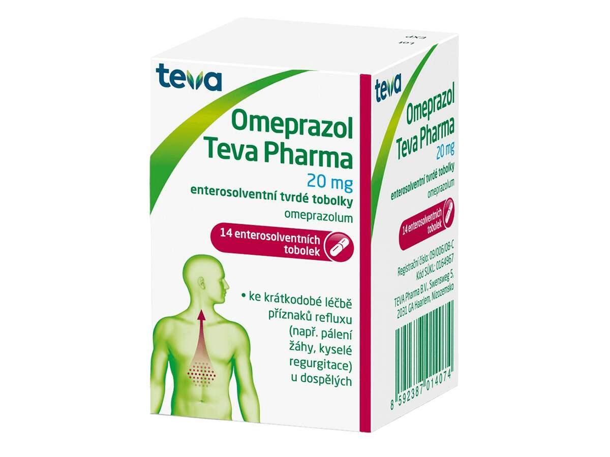 Omeprazol Teva Pharma 20mg 14 tobolek