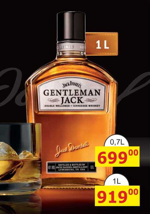 Jack Daniel´s Gentleman Jack Tennessee Whiskey 1L