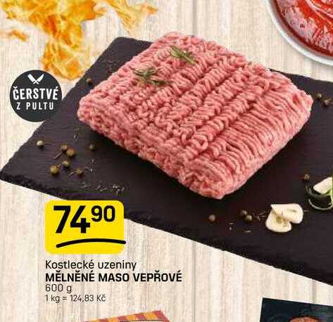 MĚLNĚNÉ MASO VEPŘOVÉ 600 g