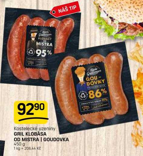 GRIL KLOBÁSA OD MISTRA | GOUDOVKA 450 g