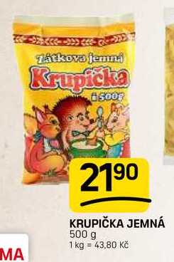 KRUPIČKA JEMNÁ 500 g 