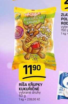 RÍŠA KŘUPKY KUKUŘIČNÉ vybrané druhy 50 g