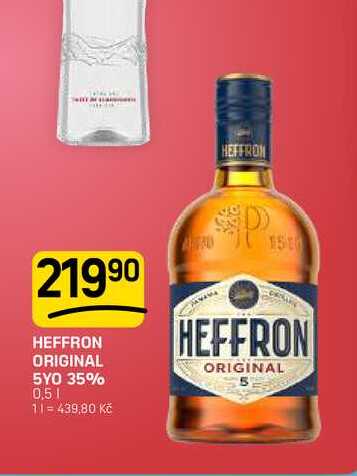 HEFFRON ORIGINAL 5YO 35% 0,5l