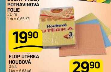 FLOP UTĚRKA HOUBOVÁ 3 ks