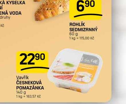 ČESNEKOVÁ POMAZÁNKA 140 g