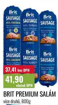 BRIT PREMIUM SALÁM, více druhů, 800g