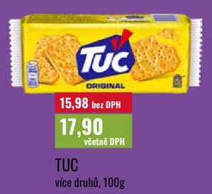 TUC, více druhů, 100g