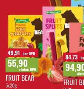 FRUIT BEAR, 5x20g