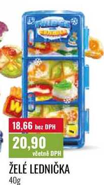 ŽELÉ LEDNIČKA, 40g  