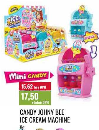 CANDY JOHNY BEE ICE CREAM MACHINE 8g