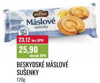 BESKYDSKÉ MÁSLOVÉ SUŠENKY, 120g 