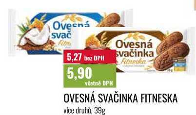 OVESNÁ SVAČINKA FITNESKA 39g