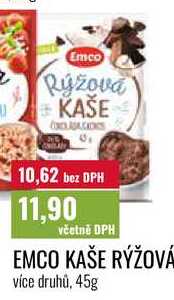 EMCO KAŠE RÝŽOVÁ 45g  