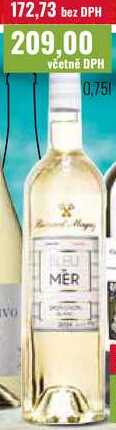 BLEU DE MER BLANC B. MAGREZ 0,75l