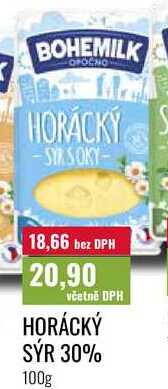 HORÁCKÝ SÝR 30% 100g