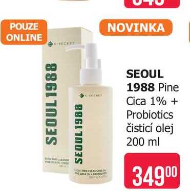 SEOUL 1988 Pine Cica 1% + Probiotics čisticí olej 200 ml