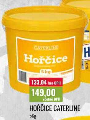 HOŘČICE CATERLINE, 5Kg 