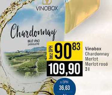 Vinobox Chardonnay Merlot Merlot rosé 3l